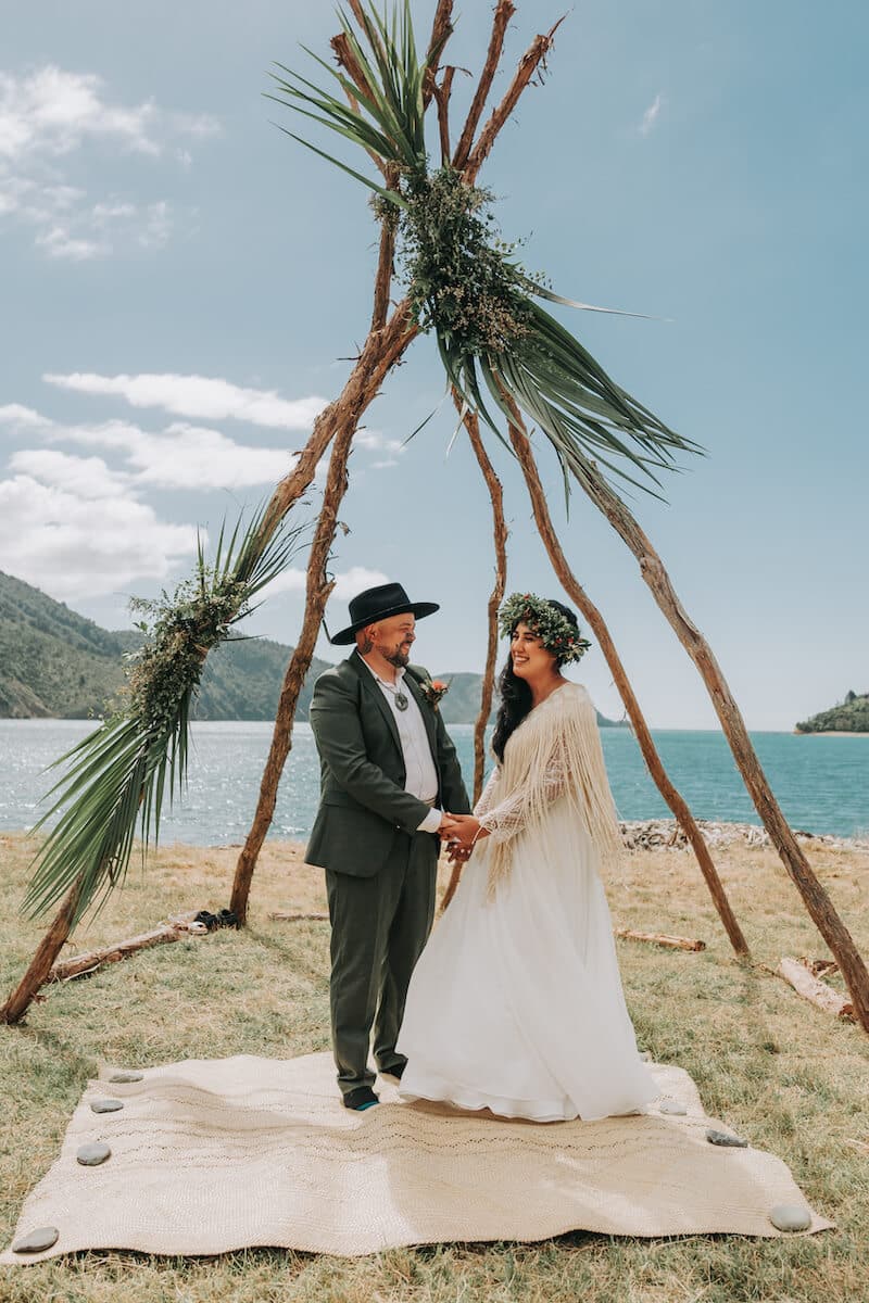 Naomi + Hamuera - The Laid Back Bride