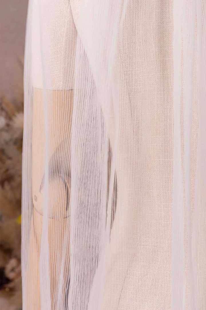 Pleated Tulle Veil